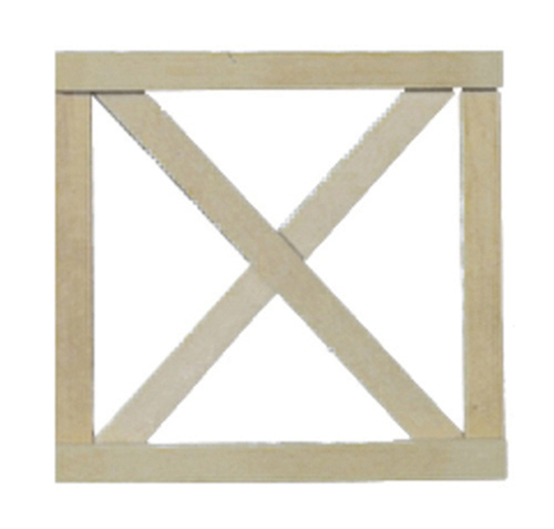 Dollhouse Miniature Cross buck Fence Gate, 2/Pk.